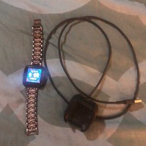 Fitbit Versa upgraded band and charger! Used